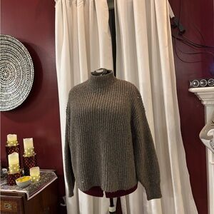 Cozy Brown Turtleneck Sweater